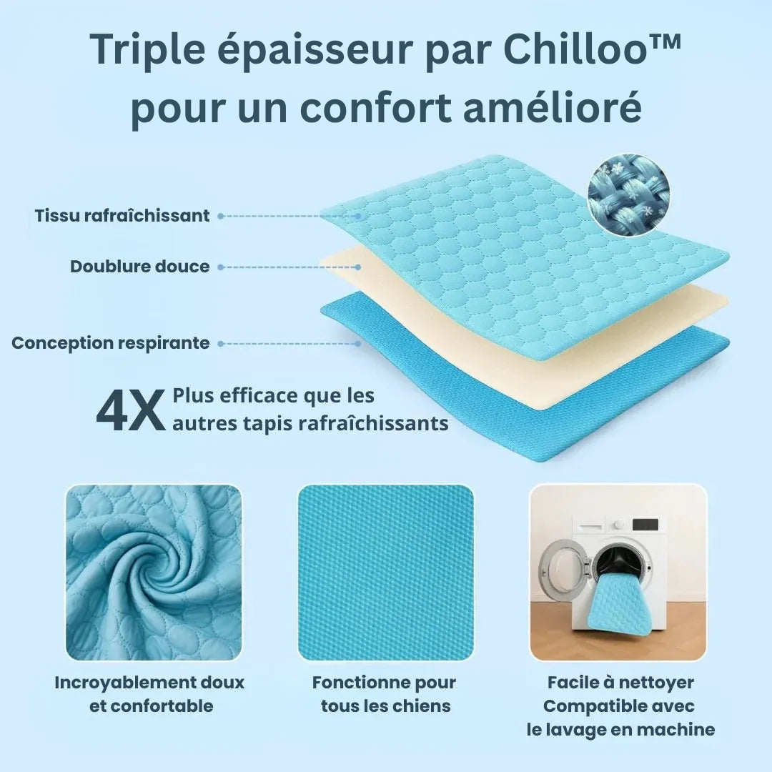 Chilloo - #1 Tapis Rafraîchissant pour animaux en France